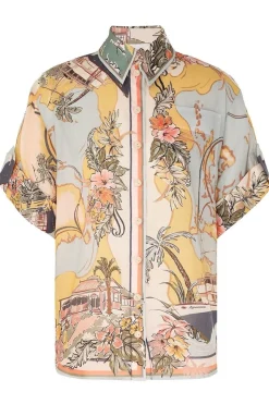 TALLOW RELAXED SHIRT (NAUTICAL MAP)