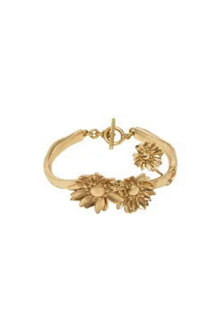 TEAM SPIRIT CLUSTER DAISY CUFF (GOLD)