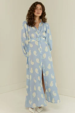 TESSIE DRESS (PERIWINKLE PAISLEY)