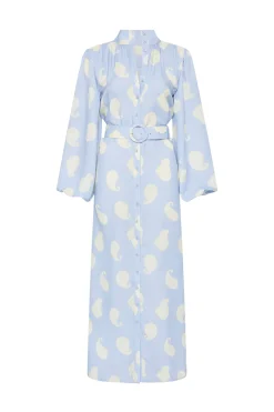TESSIE DRESS (PERIWINKLE PAISLEY)
