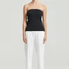 THE ALMA BANDEAU TOP (BLACK)
