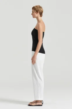 THE ALMA BANDEAU TOP (BLACK)