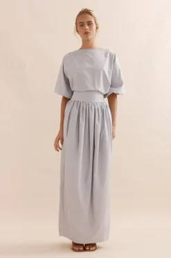 TULIP SKIRT (DUCK EGG BLUE)