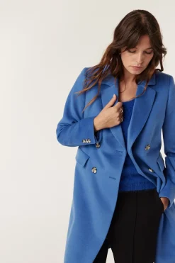 WINDSOR WOOL COAT (SKY BLUE)