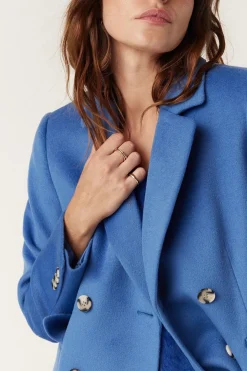 WINDSOR WOOL COAT (SKY BLUE)