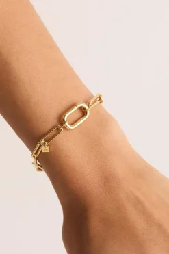 WITH LOVE ANNEX LINK BRACELET (18K GOLD VERMEIL)