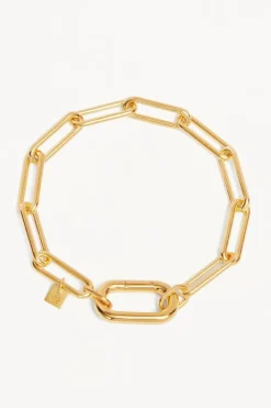 WITH LOVE ANNEX LINK BRACELET (18K GOLD VERMEIL)