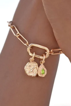 WITH LOVE ANNEX LINK BRACELET (18K GOLD VERMEIL)